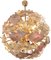 Lámpara colgante con hojas de cristal de Murano, Imagen 1