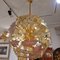 Lámpara colgante con hojas de cristal de Murano, Imagen 4