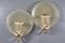Glass Wall Lights by Hercules Barovier, 1930s, Set of 2 1