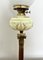 Lámpara de aceite victoriana grande de latón, década de 1880, Imagen 2