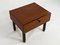 Vintage Teak and Metal Bedside Table from Combineurop, 1950s, Image 3