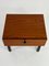 Vintage Teak and Metal Bedside Table from Combineurop, 1950s, Image 4