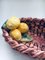 Mid-Century Studio Keramik Schale mit Zitrusfrüchten von J. Santos für Alcobaca, Portugal, 1950er 4