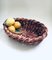 Mid-Century Studio Keramik Schale mit Zitrusfrüchten von J. Santos für Alcobaca, Portugal, 1950er 7