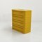 Yellow Chest of Drawers Model 4964 by Olaf Von Bohr for Kartell, 1970s 3