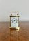 Horloge Carrosse Victorienne Antique en Laiton, 1880 6