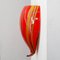 Wall Light in Red Murano Glass, Italy, 1980s 6