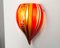 Wall Light in Red Murano Glass, Italy, 1980s, Image 2