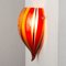 Wall Light in Red Murano Glass, Italy, 1980s 8