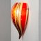 Wall Light in Red Murano Glass, Italy, 1980s, Image 6