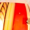 Lampada da parete in vetro di Murano rosso, Italia, anni '80, Immagine 11