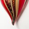 Wall Light in Red Murano Glass, Italy, 1980s 5