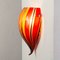 Wall Light in Red Murano Glass, Italy, 1980s 4