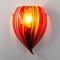 Wall Light in Red Murano Glass, Italy, 1980s, Image 5
