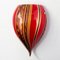 Wall Light in Red Murano Glass, Italy, 1980s, Image 2