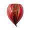 Wall Light in Red Murano Glass, Italy, 1980s, Image 1