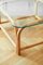 Armchairs & Coffee Table in Bamboo & Brass, 1980, Set of 3 9
