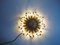 Golden Leaf Ceiling Lamp with Glass Flowers by Banci Firenze, 1990s 15
