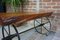 Wooden and Metal Coffee Table, 1950s 5