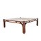 Vintage Low Table in Walnut by Tito Agnoli for Cinova, 1960s 1