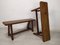 Oak Farmhouse Benches, 1940s, Set of 2, Image 4