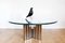 Coffee Table in Glass and Chromed Metal, 1970s, Image 15
