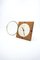 Teak and Brass Wall Clock from Diehl, 1960s, Image 3