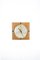 Horloge Murale en Teck et Laiton de Diehl, 1960s 1