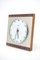 Reloj de pared de madera y metal de Diehl, años 60, Imagen 3