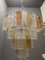 Large Multicolored Murano Glass Tube Tronchi Chandelier, 1970s, Image 1