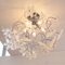 Ceiling Light with Murano Glass Flowers, Italy, 1980s 6