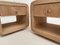 Rattan Bedside Tables, Set of 2 2