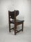 SBrutalist Oak and Leather Dining Chairs, 1960s, Set of 4 19