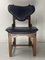 SBrutalist Oak and Leather Dining Chairs, 1960s, Set of 4 3