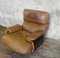 Marsala Leather Armchair by Michel Ducoy for Ligne Roset, 1970 2