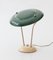 Italian Green and Cream Table Lamp, 1950s, Image 4