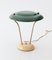 Lampe de Bureau Verte et Crème, Italie, 1950s 8