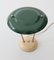 Italian Green and Cream Table Lamp, 1950s, Image 7