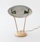 Lampe de Bureau Verte et Crème, Italie, 1950s 5