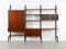 Teak Wall Unit with Hidden Table by Louis Van Teeffelen for Wébé, 1950s 1