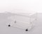 French Space Age Acrylic Serving Cart by David Lange, 1970s 5