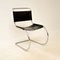 MR10 Chair in Leather and Steel by Ludwig Mies Van Der Rohe, 1950s 1