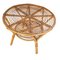 Rattan Round Table, 1960s, Image 5