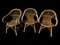 Lounge Chairs in Rattan, 1970s, Set of 3, Image 11