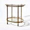 French Bar Cart with Tray in Brass and Glass from Maison Baguès, 1950s, Image 8