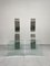 Postmodern Brutalist Architectural Glass and Steel Chairs, 1990s, Set of 2, Image 2