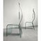 Postmodern Brutalist Architectural Glass and Steel Chairs, 1990s, Set of 2 5