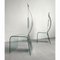 Postmodern Brutalist Architectural Glass and Steel Chairs, 1990s, Set of 2, Image 5