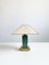 Table Lamp Brass and Enamel with Plastic Shade by Av Vikic, 1980s 6