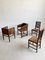 Vienna Secession Chairs in Oak and Cane by H. Vollmer and W. Schmidt for Prag-Rudniker Korbfabrikation, 1902, Set of 4 15